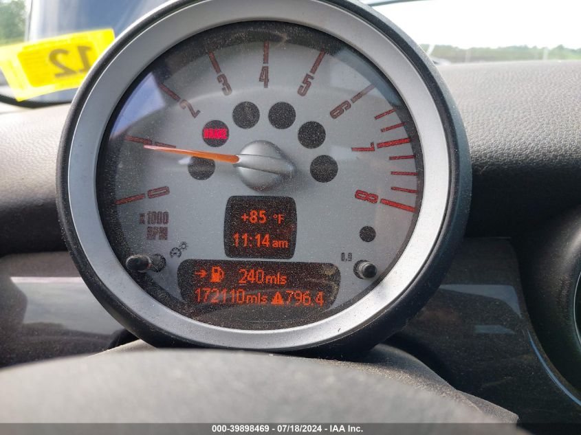 2009 Mini Cooper Clubman VIN: WMWML33509TP98073 Lot: 39898469