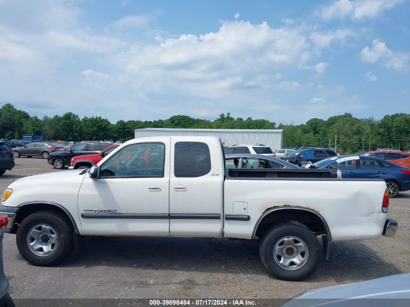 2002 Toyota Tundra Sr5 V8 VIN: 5TBBT44162S278016 Lot: 39898484