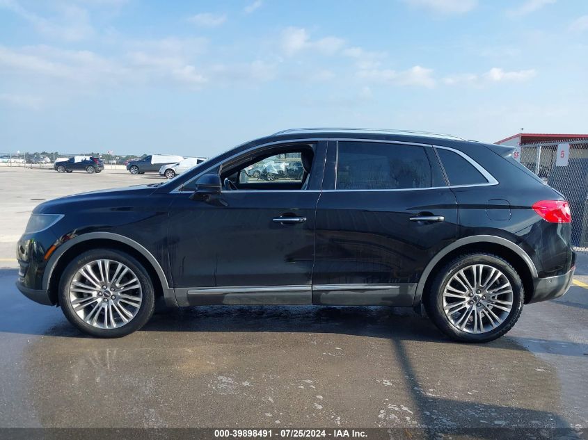 2017 Lincoln Mkx Reserve VIN: 2LMPJ6LR2HBL40253 Lot: 39898491