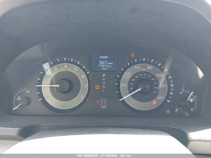 2012 Honda Odyssey Touring/Touring Elite VIN: 5FNRL5H91CB140742 Lot: 39898535