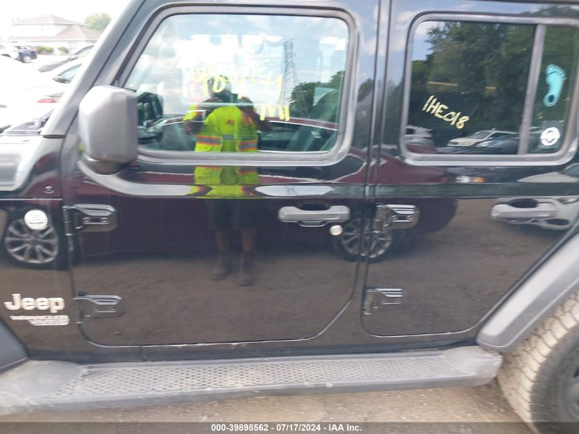 2018 Jeep Wrangler Unlimited Sport 4X4 VIN: 1C4HJXDN6JW287115 Lot: 39898562
