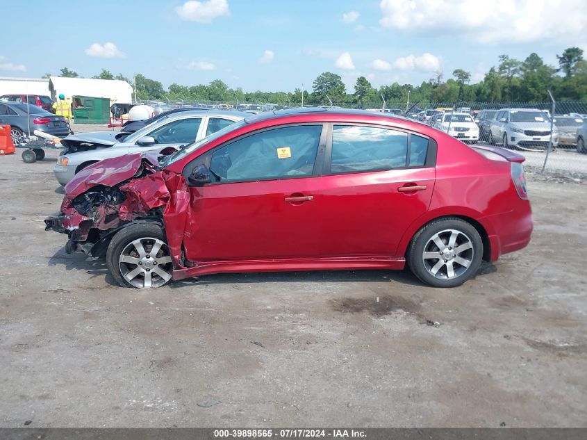 2011 Nissan Sentra 2.0S VIN: 3N1AB6AP3BL614031 Lot: 39898565