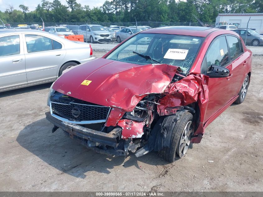 2011 Nissan Sentra 2.0S VIN: 3N1AB6AP3BL614031 Lot: 39898565