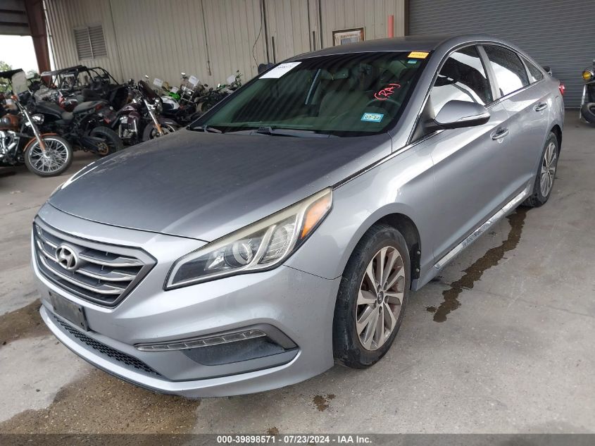 2015 Hyundai Sonata Sport VIN: 5NPE34AF8FH035856 Lot: 39898571