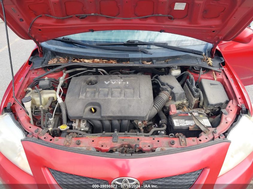 2010 Toyota Corolla Le VIN: 2T1BU4EE5AC306174 Lot: 39898572