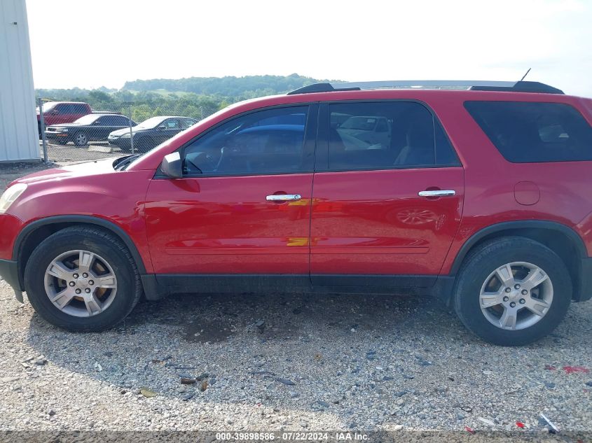 2012 GMC Acadia Sl VIN: 1GKKRNED5CJ126977 Lot: 39898586