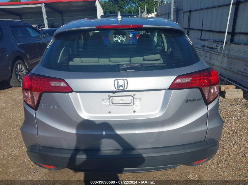 2018 Honda Hr-V Lx VIN: 3CZRU5H34JM715024 Lot: 39898589