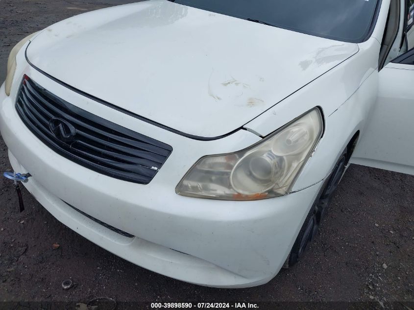 2008 Infiniti G35X VIN: JNKBV61F48M262882 Lot: 39898590