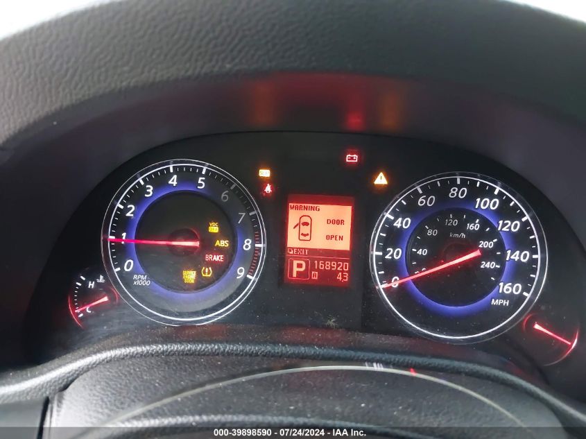 2008 Infiniti G35X VIN: JNKBV61F48M262882 Lot: 39898590