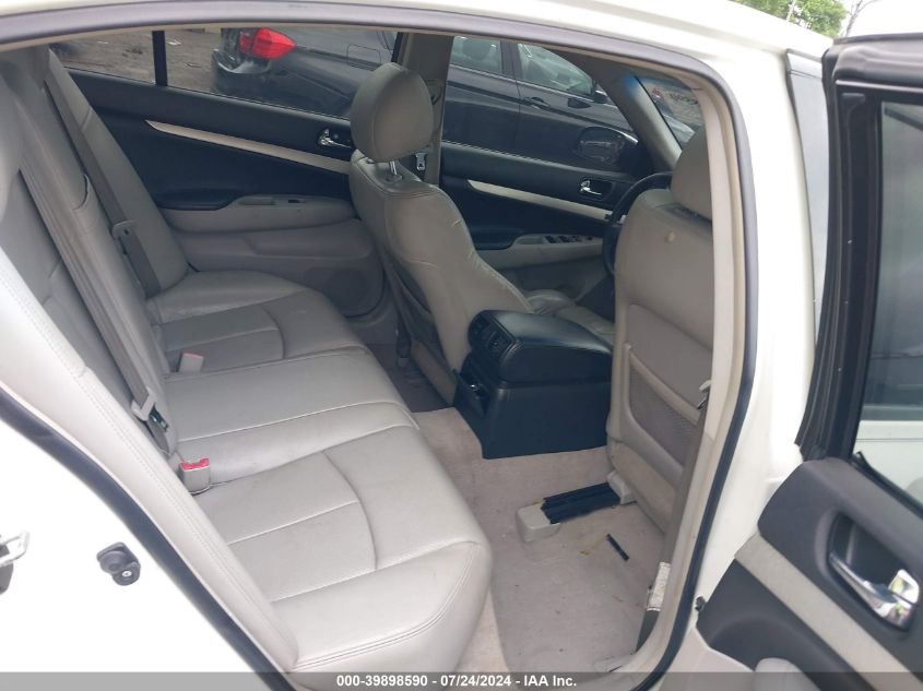 2008 Infiniti G35X VIN: JNKBV61F48M262882 Lot: 39898590