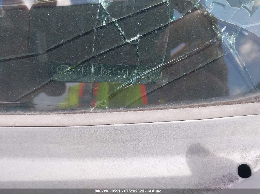 5NPEU46F59H452720 2009 Hyundai Sonata Se V6