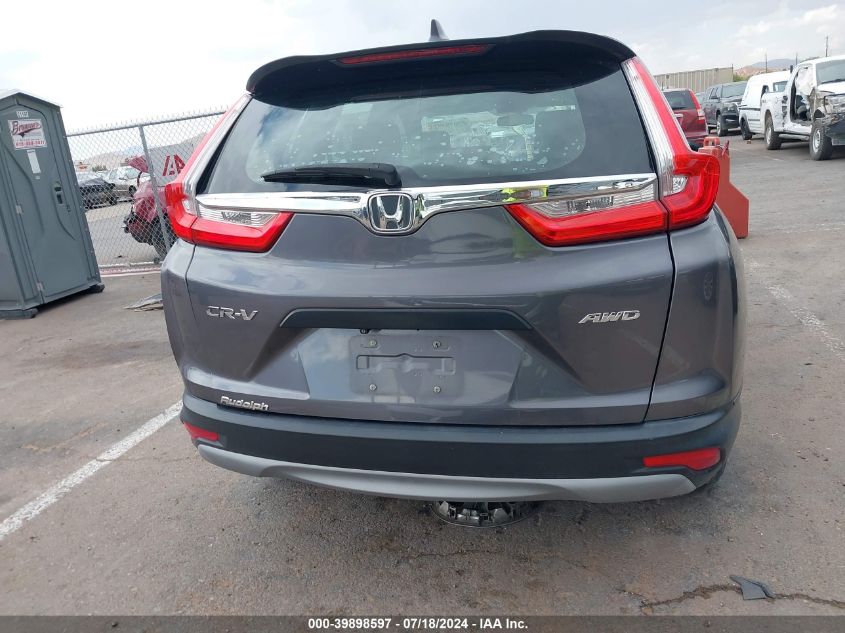 2017 Honda Cr-V Lx VIN: 2HKRW6H3XHH201832 Lot: 39898597