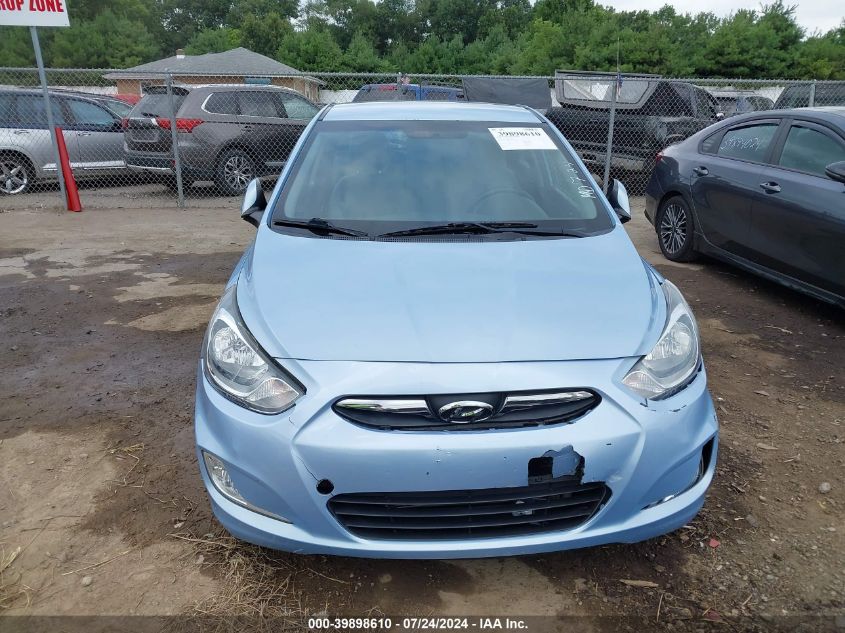 2012 Hyundai Accent Se VIN: KMHCU5AE6CU054906 Lot: 39898610