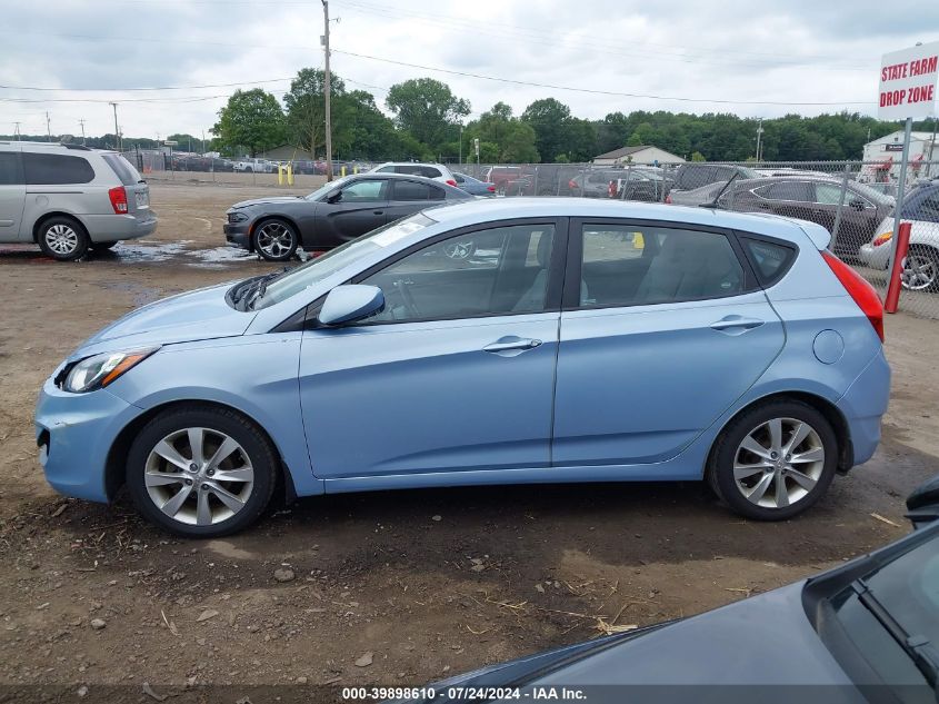 2012 Hyundai Accent Se VIN: KMHCU5AE6CU054906 Lot: 39898610