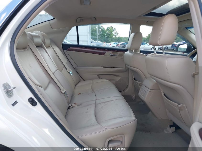 2011 Toyota Avalon VIN: 4T1BK3DB7BU432897 Lot: 39898611