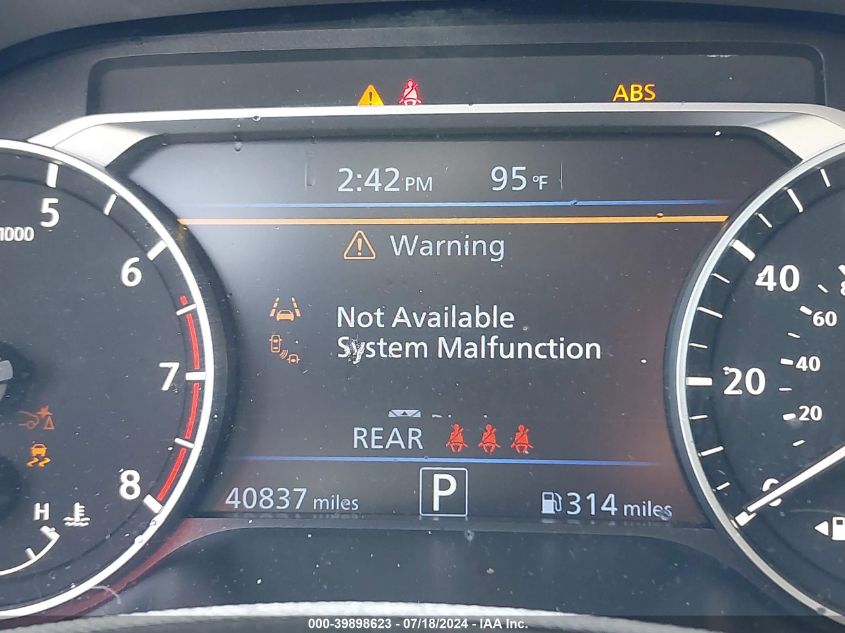 1N4BL4DV7PN374962 2023 Nissan Altima Sv Fwd