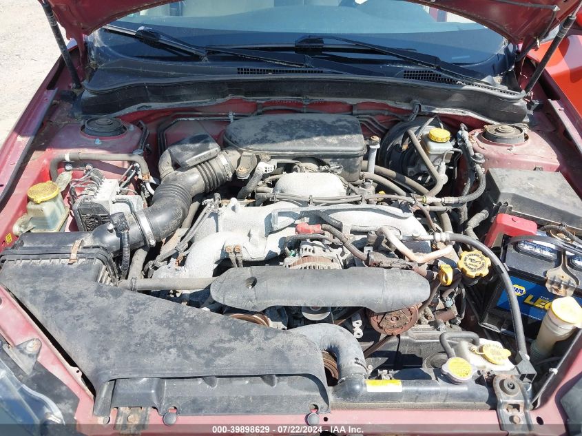 2009 Subaru Impreza 2.5I VIN: JF1GH61659H805297 Lot: 39898629