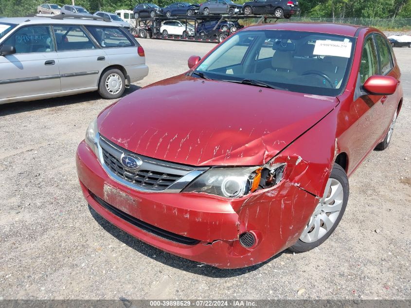 2009 Subaru Impreza 2.5I VIN: JF1GH61659H805297 Lot: 39898629