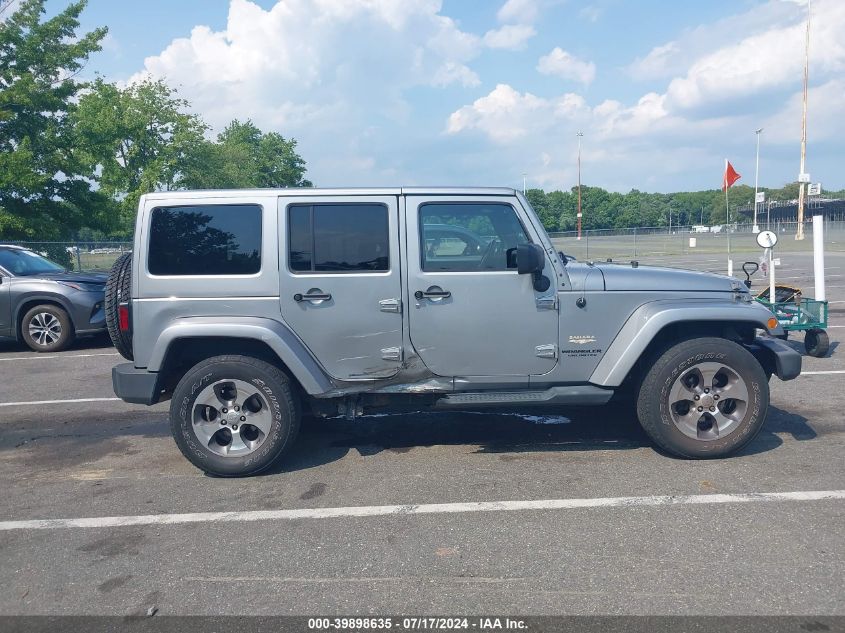 2014 Jeep Wrangler Unlimited Sahara VIN: 1C4HJWEG3EL245504 Lot: 39898635