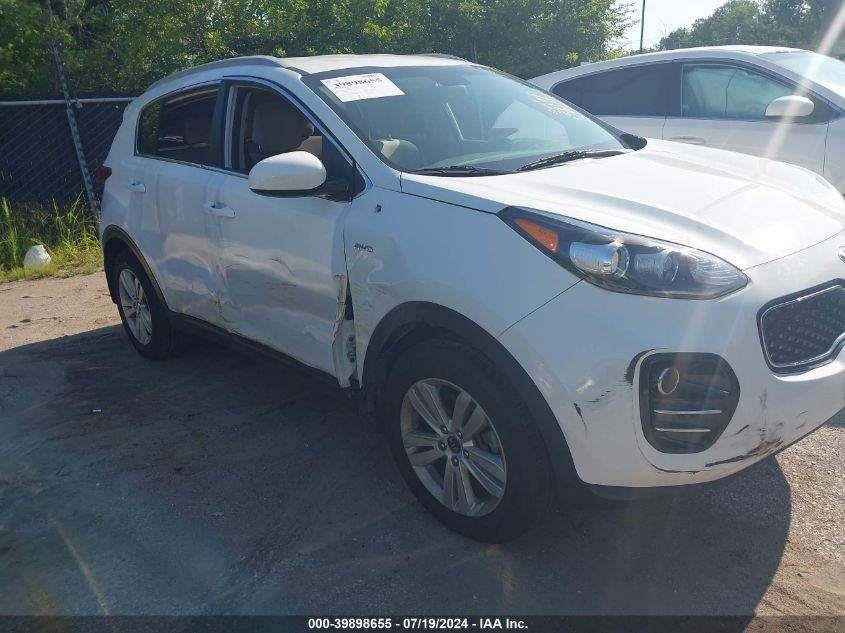 2018 Kia Sportage Lx VIN: KNDPMCACXJ7327169 Lot: 39898655