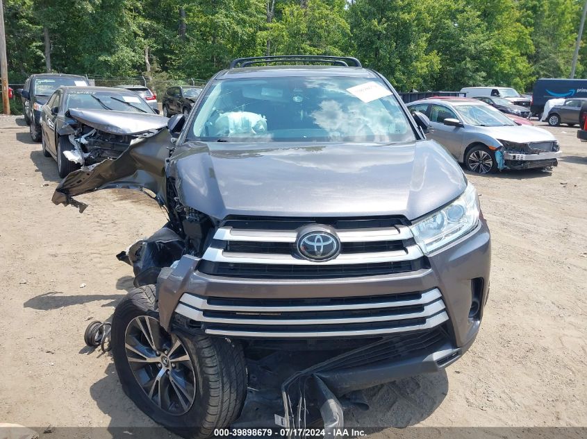 2019 Toyota Highlander Le VIN: 5TDZZRFHXKS294893 Lot: 39898679