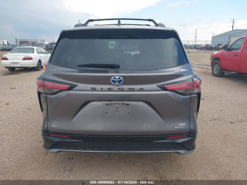 2022 Toyota Sienna Xse VIN: 5TDDSKFC4NS049232 Lot: 39898693
