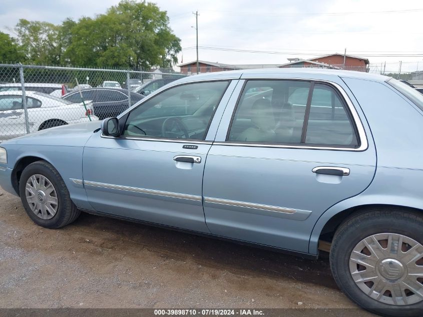 2006 Mercury Grand Marquis Gs VIN: 2MEFM74V36X613624 Lot: 39898710