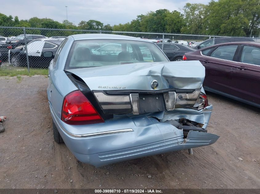 2006 Mercury Grand Marquis Gs VIN: 2MEFM74V36X613624 Lot: 39898710