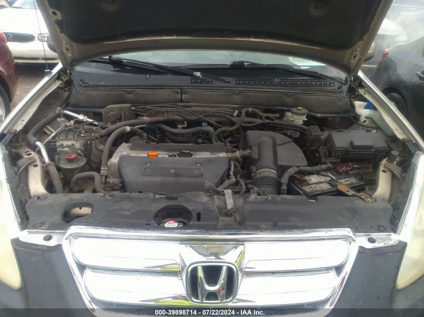 2005 Honda Cr-V Ex VIN: SHSRD78835U322972 Lot: 39898714