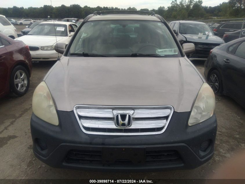 2005 Honda Cr-V Ex VIN: SHSRD78835U322972 Lot: 39898714