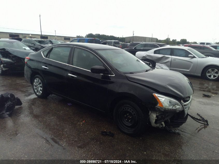 2015 Nissan Sentra S/Sv/Sr/Sl VIN: 3N1AB7AP8FY257007 Lot: 39898721