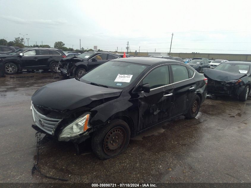 2015 Nissan Sentra S/Sv/Sr/Sl VIN: 3N1AB7AP8FY257007 Lot: 39898721