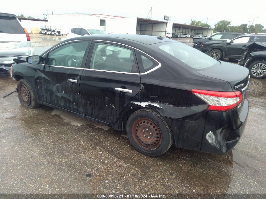 2015 Nissan Sentra S/Sv/Sr/Sl VIN: 3N1AB7AP8FY257007 Lot: 39898721