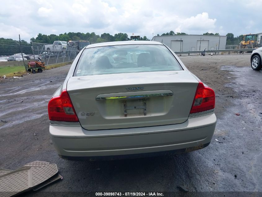 2004 Volvo S80 2.5T VIN: YV1TS59H241377971 Lot: 39898743