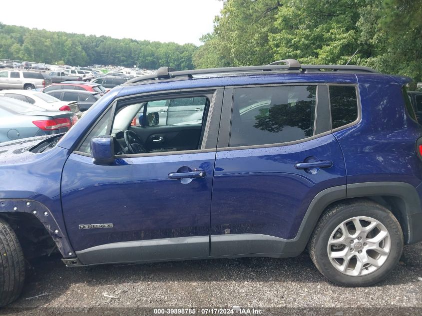 2016 Jeep Renegade Latitude VIN: ZACCJABT6GPD91392 Lot: 39898785