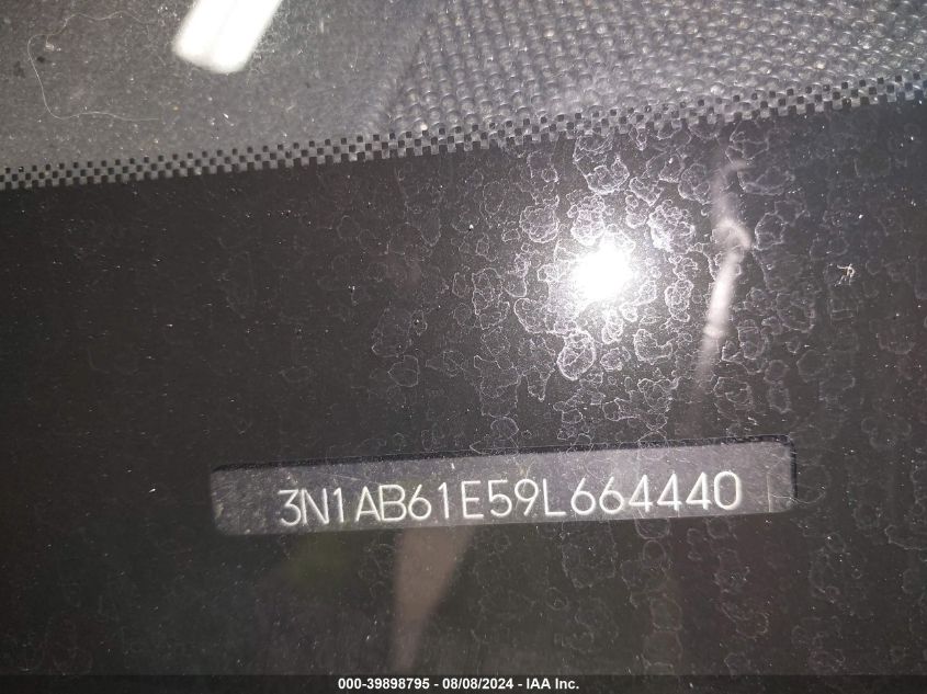 2009 Nissan Sentra 2.0S VIN: 3N1AB61E59L664440 Lot: 39898795