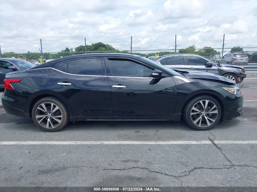 2018 Nissan Maxima 3.5 Sl VIN: 1N4AA6AP3JC381316 Lot: 39898806