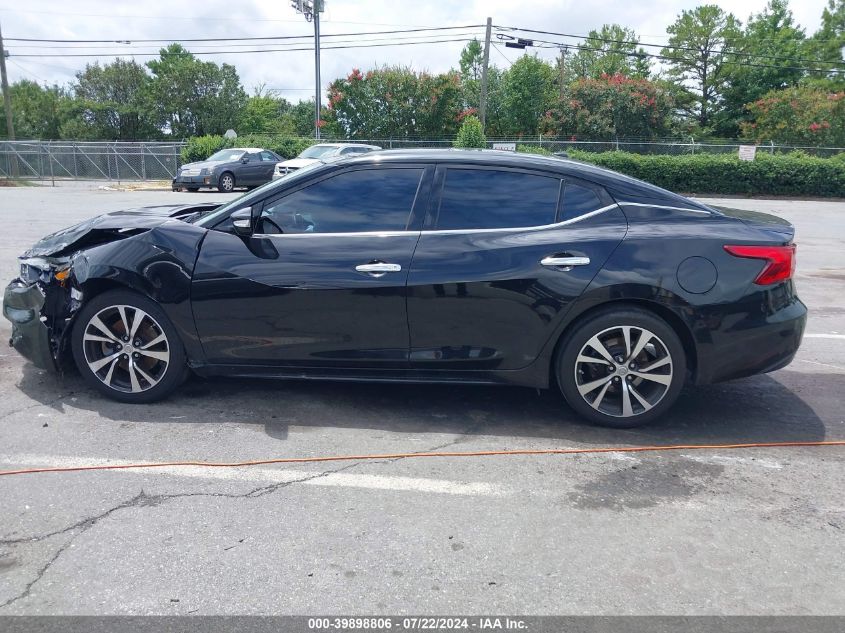 2018 Nissan Maxima 3.5 Sl VIN: 1N4AA6AP3JC381316 Lot: 39898806