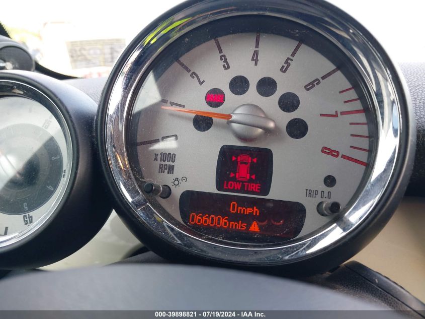 2012 Mini Cooper S VIN: WMWZP3C57CT296288 Lot: 39898821