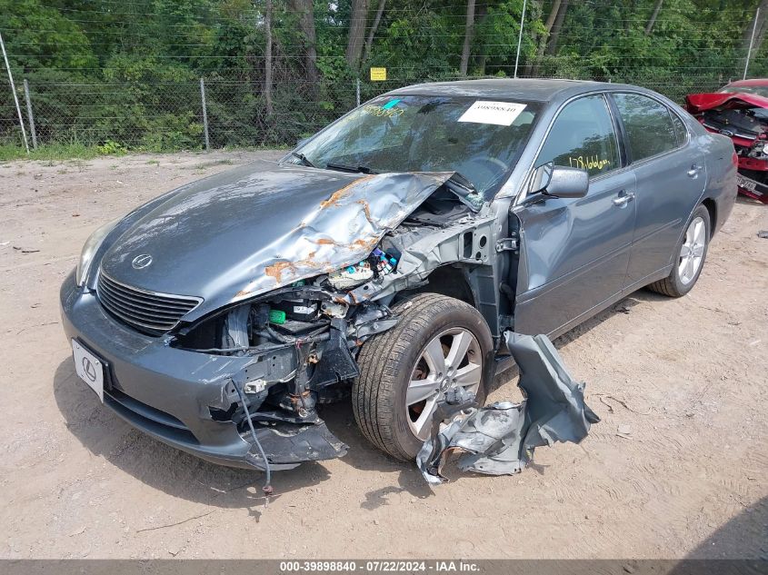 2005 Lexus Es 330 VIN: JTHBA30G555087262 Lot: 39898840