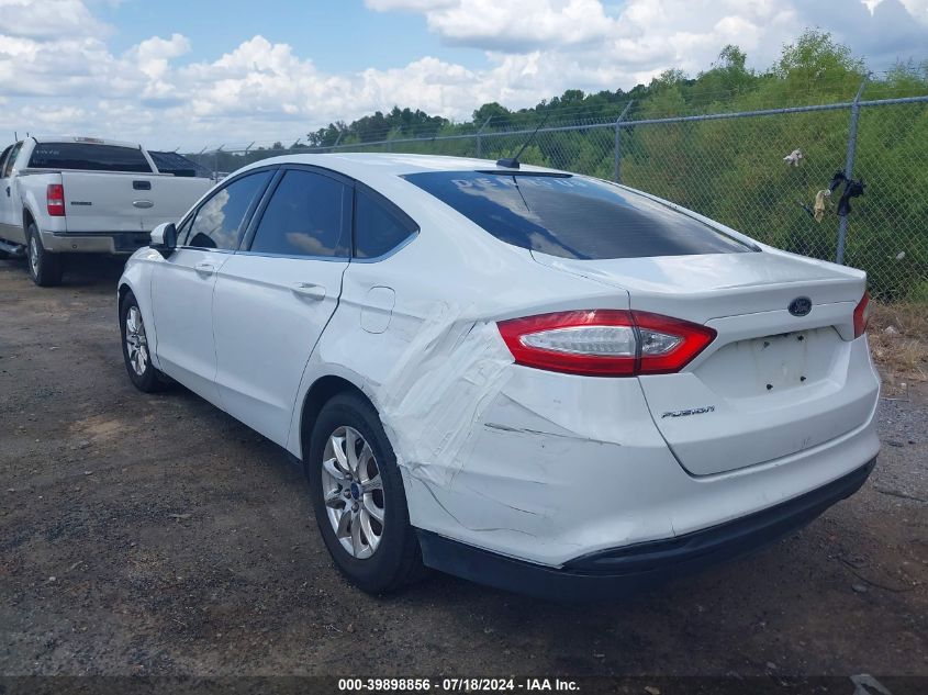 2015 Ford Fusion S VIN: 3FA6P0G76FR282703 Lot: 39898856