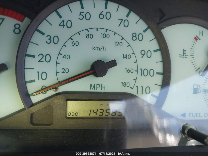 2004 Toyota Corolla Le VIN: JTDBR38E642030503 Lot: 39898871