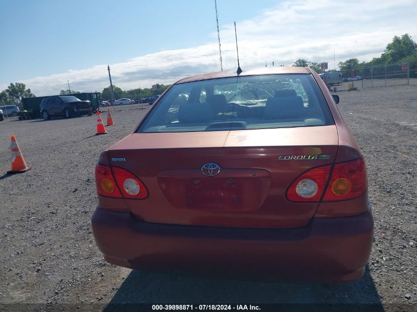 2004 Toyota Corolla Le VIN: JTDBR38E642030503 Lot: 39898871