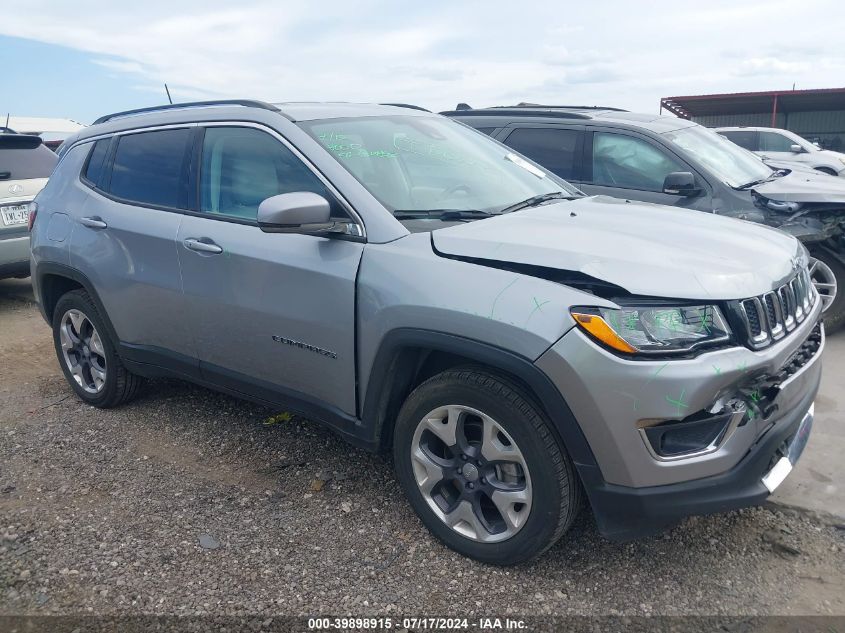 2021 Jeep Compass Limited 4X4 VIN: 3C4NJDCBXMT602808 Lot: 39898915