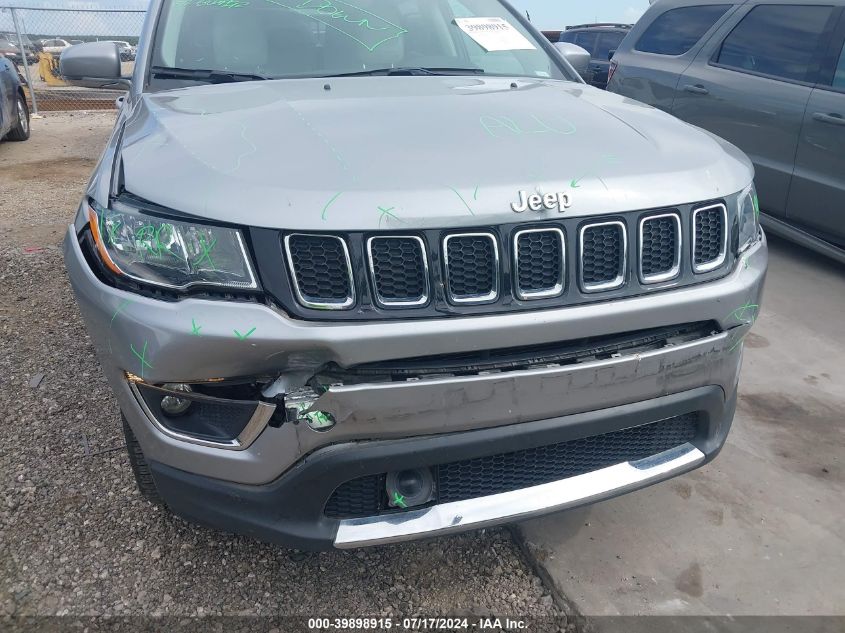 2021 Jeep Compass Limited 4X4 VIN: 3C4NJDCBXMT602808 Lot: 39898915