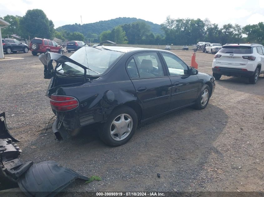 1999 Oldsmobile Cutlass Gls VIN: 1G3NG52JXX6334810 Lot: 39898919