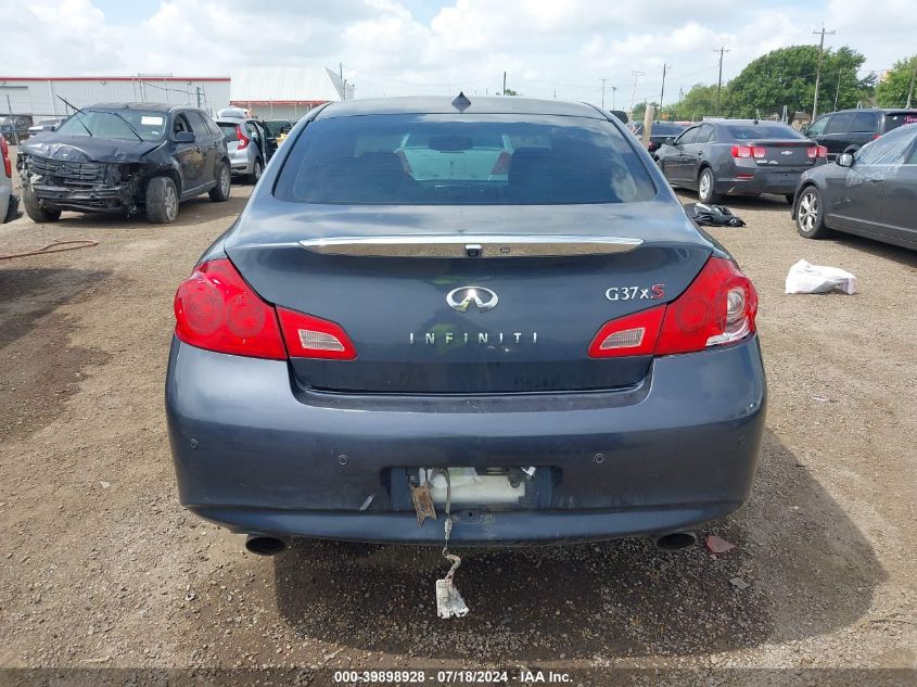 2011 Infiniti G37X VIN: JN1CV6AR4BM412855 Lot: 39898928