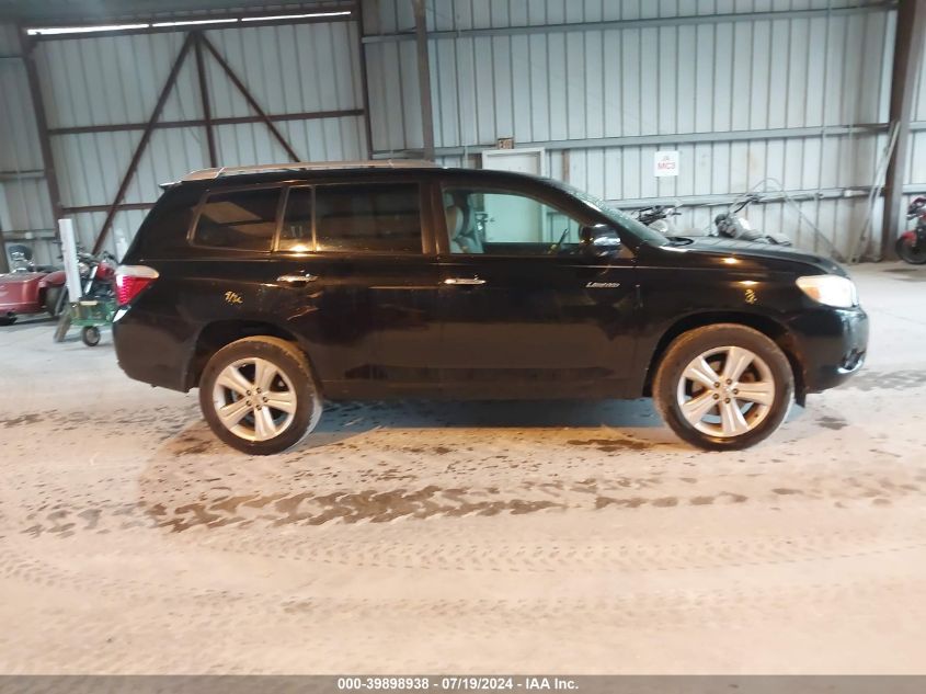 2008 Toyota Highlander Limited VIN: JTEDS42A582022936 Lot: 39898938