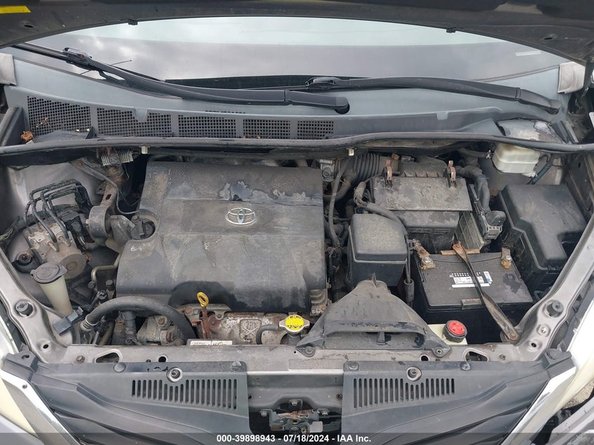 2012 Toyota Sienna Le V6 8 Passenger VIN: 5TDKK3DC7CS189997 Lot: 39898943