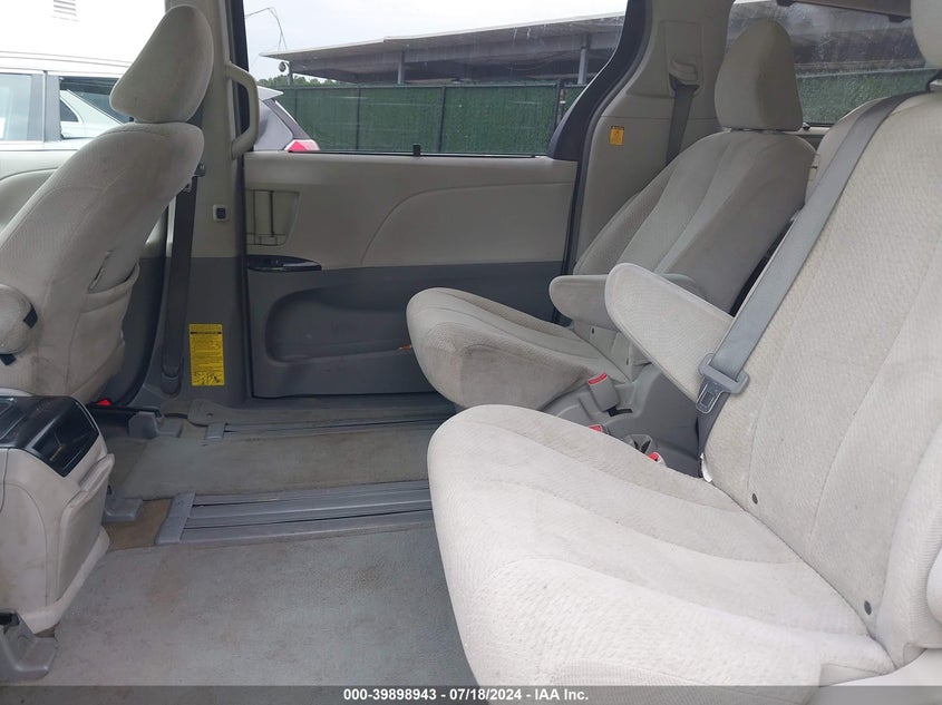 2012 Toyota Sienna Le V6 8 Passenger VIN: 5TDKK3DC7CS189997 Lot: 39898943